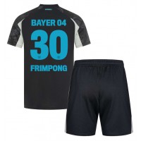 Bayer Leverkusen Jeremie Frimpong #30 Replika babykläder Tredjeställ Barn 2024-25 Kortärmad (+ korta byxor)